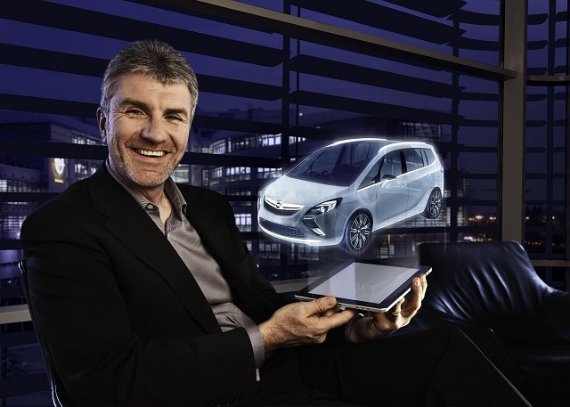 Zafira concept set for Geneva. Image by Vauxhall.