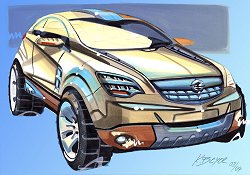 2005 Vauxhall Antara GTC concept. Image by Vauxhall.