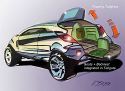 2005 Vauxhall Antara GTC concept. Image by Vauxhall.