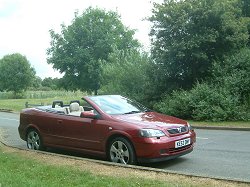 2003 Vauxhall Astra Convertible. Image by Shane O' Donoghue.