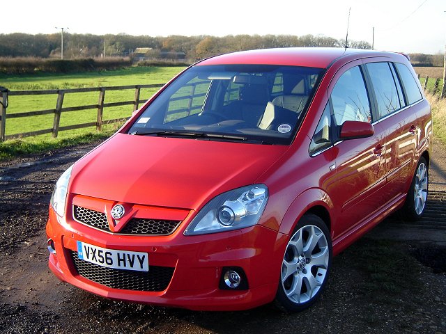 2006 Vauxhall Zafira VXR. Image by James Jenkins.