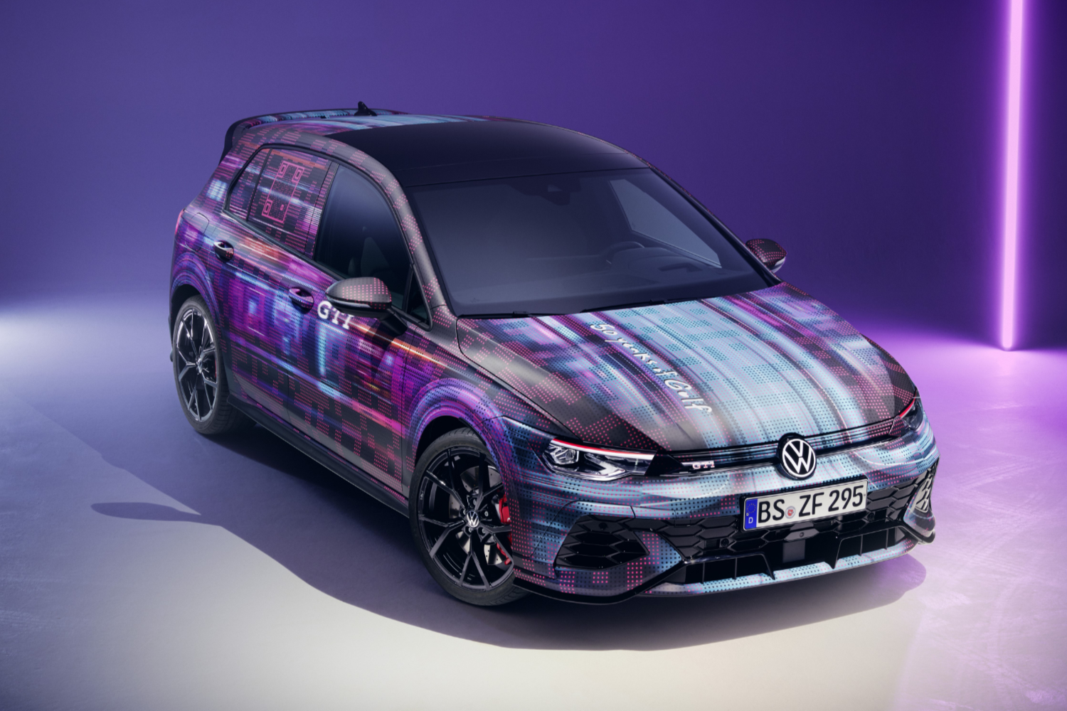 VW teases Golf facelift in Las Vegas. Image by Volkswagen.