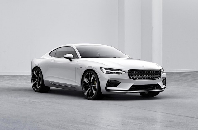 600hp Polestar 1 hybrid coupe is revealed. Image by Polestar.