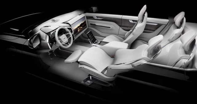 Volvo crams three interiors into Concept 26. Image by Volvo.