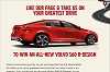 Win a Volvo on Facebook. Image by Volvo.
