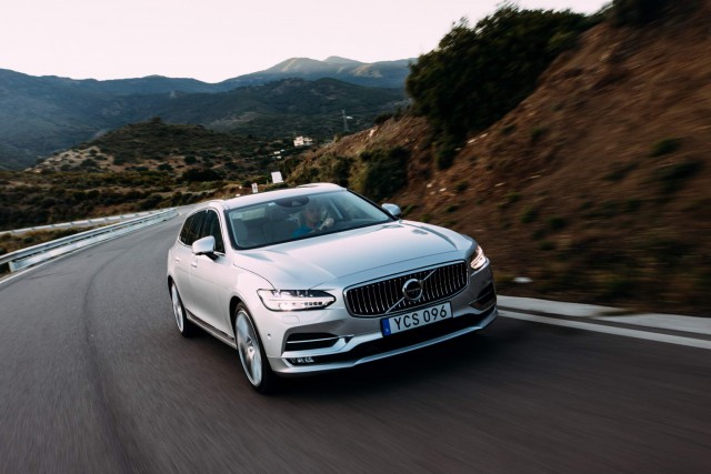 First drive: Volvo V90 D5 AWD. Image by Malcolm Griffiths.