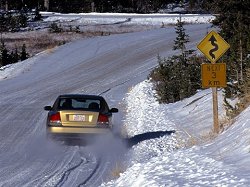 2002 Volvo S60 AWD saloon. Photograph by Volvo. Click here for a larger image.