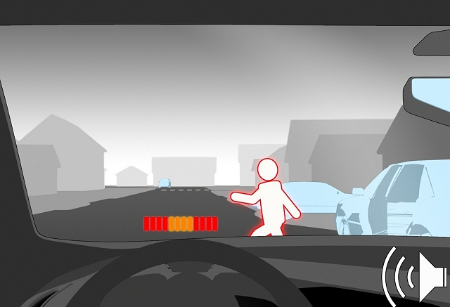 Volvo looks out for pedestrians. Image by Volvo.