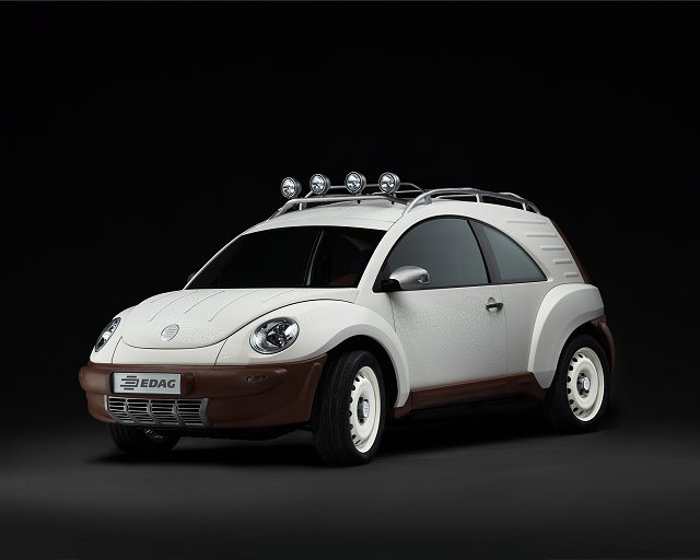 Grungy VW Beetle van shown in Geneva. Image by EDAG.
