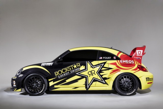Beetle gets 560hp to go rallycrossing. Image by Volkswagen.
