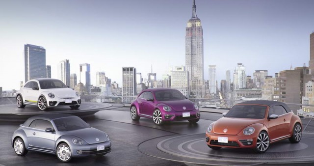 Volkswagen creates four Beetle concepts for New York. Image by Volkswagen.