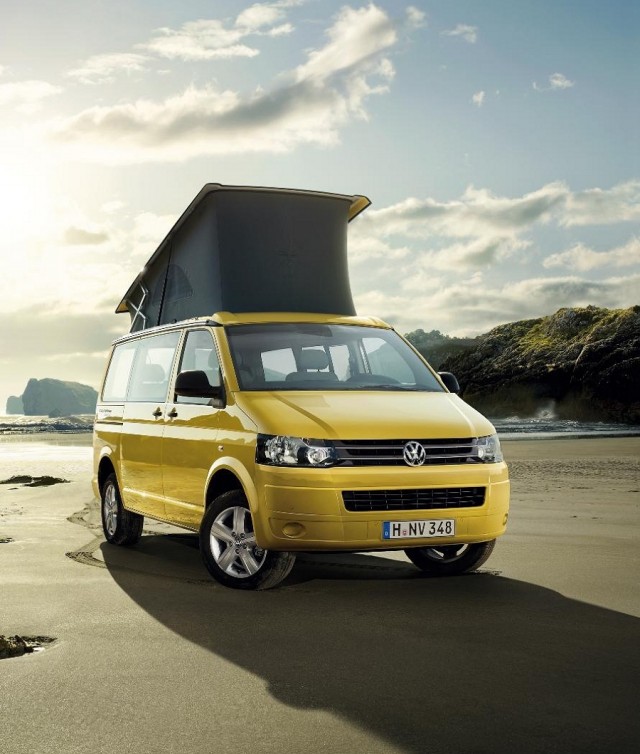 California dreamin' in a VW camper. Image by VW.