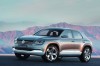 VW concept previews sporty new SUV. Image by Volkswagen.