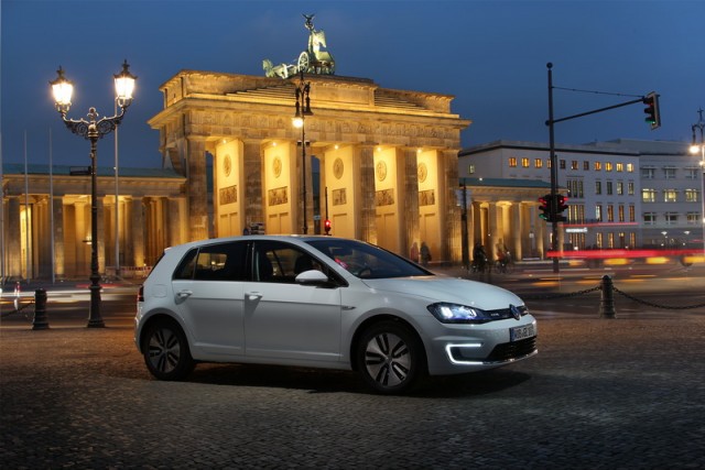 First drive: Volkswagen e-Golf. Image by Volkswagen.
