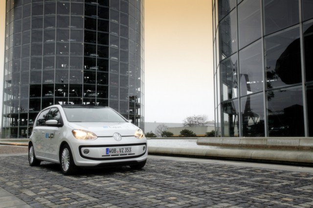 First drive: Volkswagen e up! Image by Volkswagen.