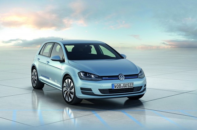 Volkswagen previews new Golf BlueMotion. Image by Volkswagen.