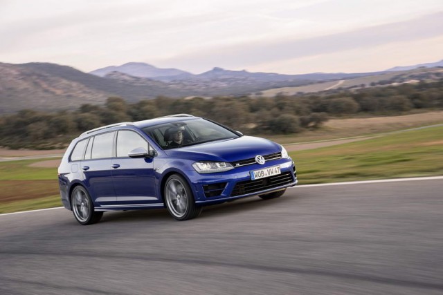 First drive: Volkswagen Golf R Estate. Image by Volkswagen.