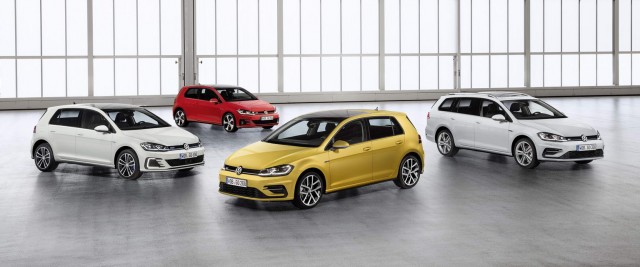 Volkswagen updates the Golf MkVII. Image by Volkswagen.