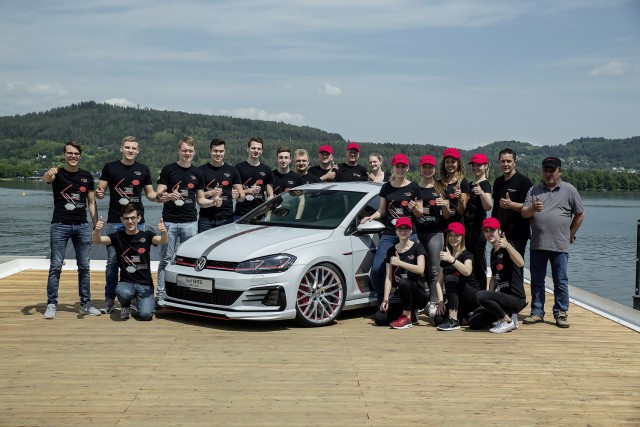 VW apprentices create special Golfs. Image by Volkswagen.