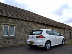 2010 VW Golf BlueMotion. Image by Dave Jenkins.