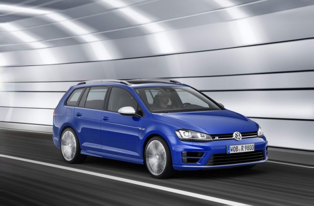 Golf Estate turns into an R'd case. Image by Volkswagen.