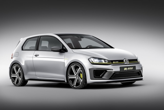 Golf R gets 400hp concept boost. Image by Volkswagen.