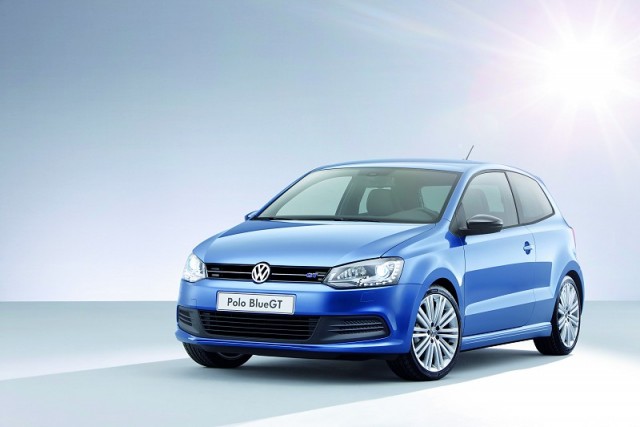 Geneva 2012: Green-hot VW Polo Blue GT. Image by Volkswagen.