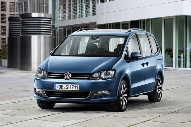Mild updates for Volkswagen Sharan. Image by Volkswagen.