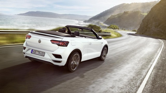 Volkswagen shows off new T-Roc Cabriolet. Image by Volkswagen AG.