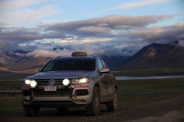 Touareg sets Pan-Am record. Image by Volkswagen.