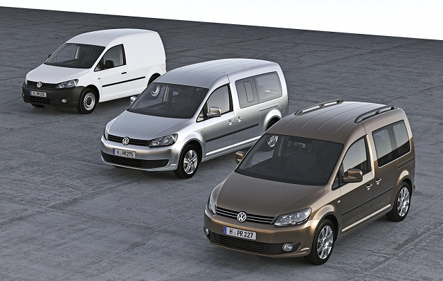 Volkswagen Caddy revealed. Image by VW.
