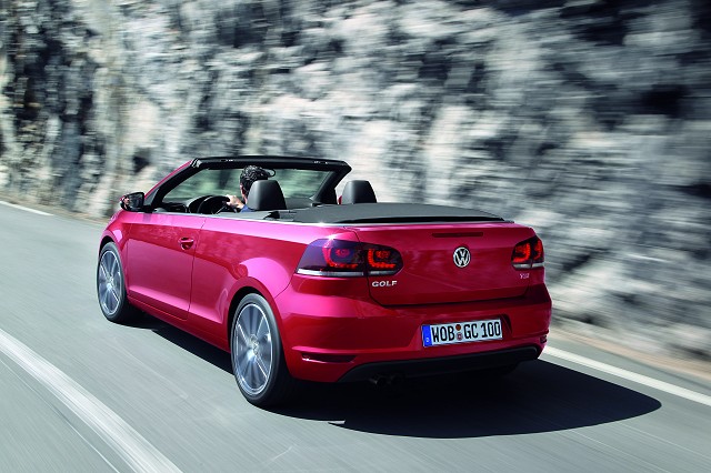 First Drive: Volkswagen Golf Cabriolet. Image by VW.