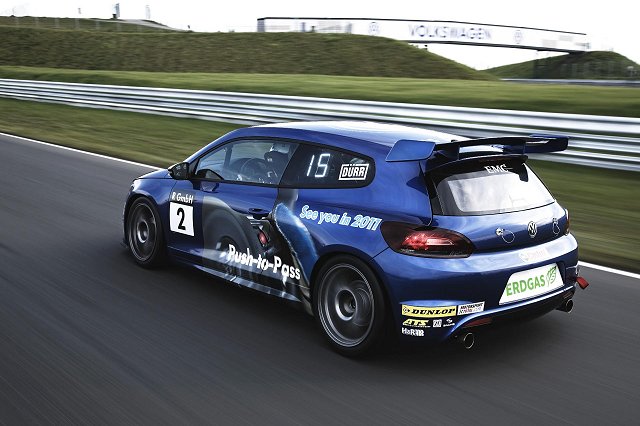 VW Scirocco continues to race. Image by VW.