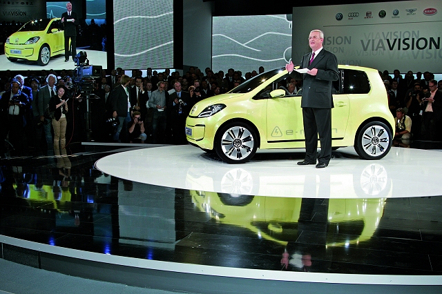 Frankfurt Motor Show: VW E-Up! concept. Image by VW.