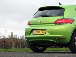 2009 VW Scirocco. Image by Mark Nichol.