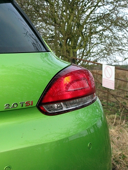 2009 VW Scirocco. Image by Mark Nichol.