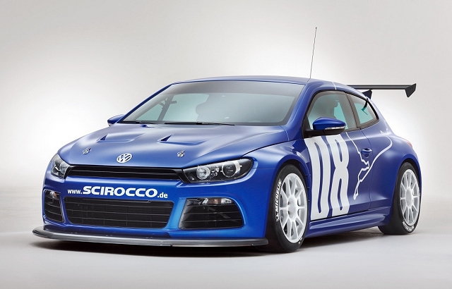Scirocco racer blows in. Image by VW.