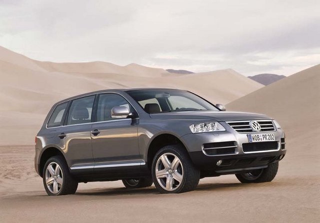 Touareg achieves top safety marks. Image by VW.