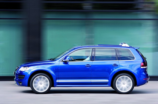 VW Touareg R50 lands. Image by VW.