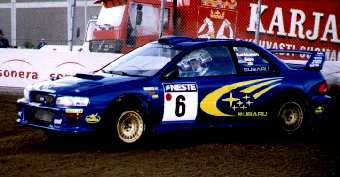 Juha Kankkunen showed everybody else how to race in Finland - even his team mate!