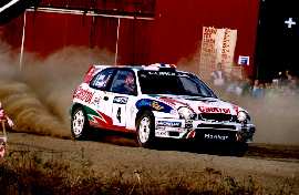 Carlos Sainz was fast in the Corolla but very unlucky