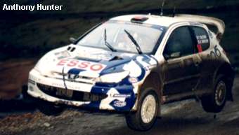 Delecour relished in the Peugeot 206's speed and agility.