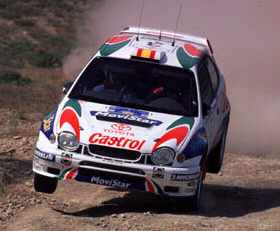 Sainz flew but a puncture hampered his challenge for the lead