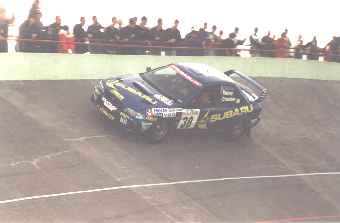 Cody Crocker took the lead early on in the rally - stunning the WRC teams